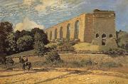 Alfred Sisley The Aqueduct at Marly oil painting artist